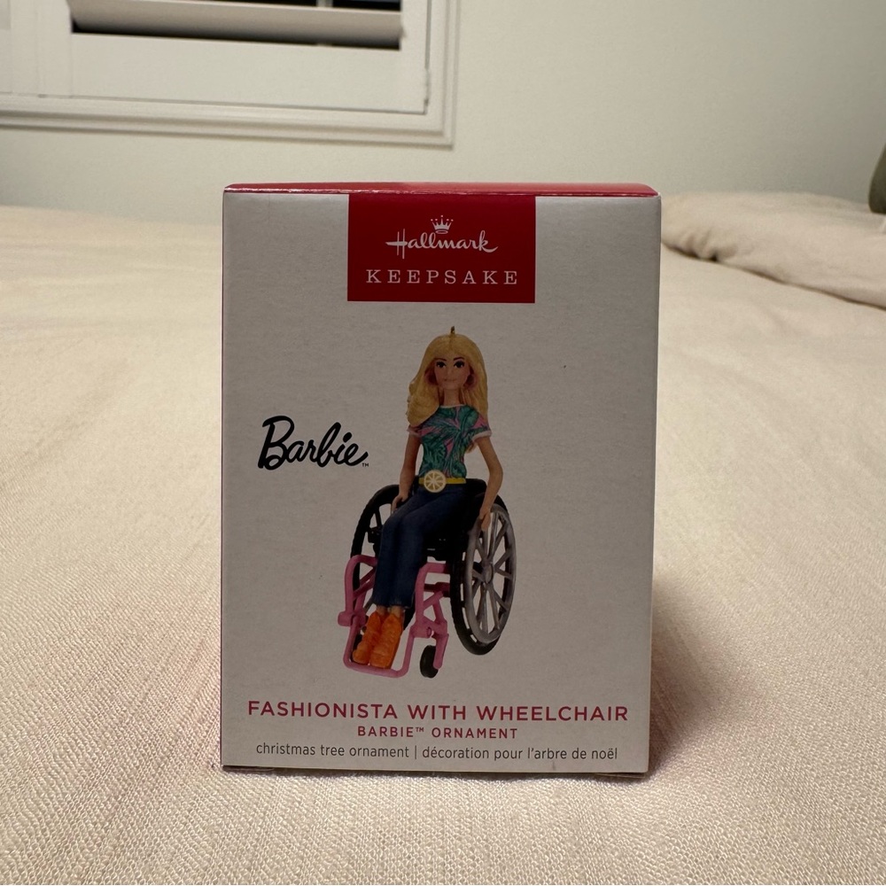 2023 Hallmark Keepsake Wheelchair Barbie Ornament